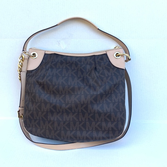 Michael Kors Brown Large Jet Set Shoulder Bag - Picture 2 of 5